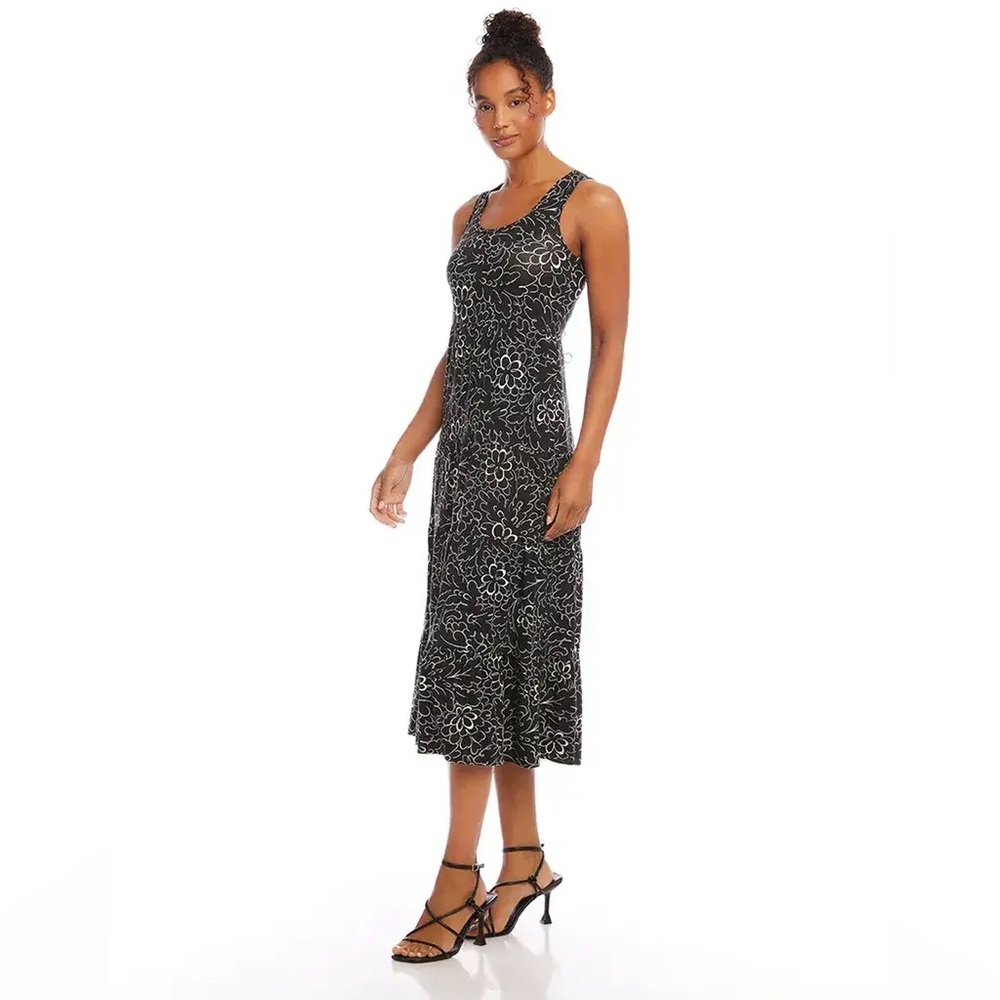 Karen Kane Floral Tiered Tank Dress